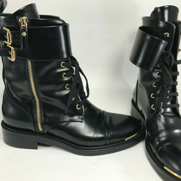 Louis Vuitton - Leather Ranger Women Boots - Picture 7 of 8